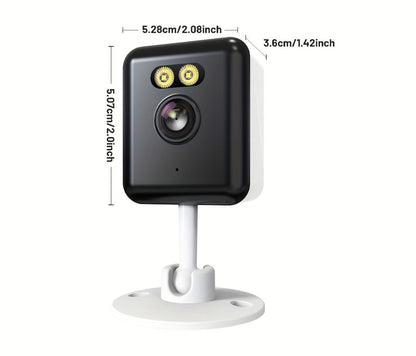 Indoor Security Camera 2-Pack with 3MP Video, Color Night Vision, Two-Way Audio and 2.4GHz WiFi