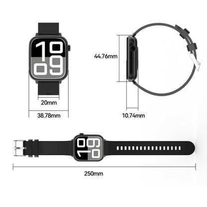 IP68 Waterproof Swimming Smartwatch Bluetooth Calling HD Display Music Control Sleep Health Monitor Long Battery Multi-Sport Modes iOS Android Compatible – Jet Black Blush Pink Silver Round