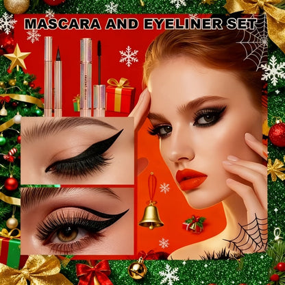 Makeup Kit with 18-Color Eyeshadow Palette, Face, Lip and Eye Cosmetics, Brushes and Tools in a Red Gift Box