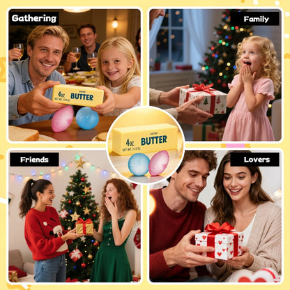 Four-Piece Slow-Rise Foam Squishy Set with Two Butter Bars, One Basketball and One Football
