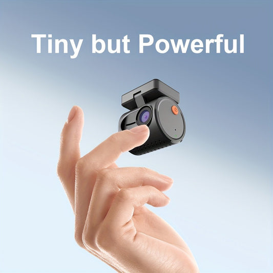 KAWA Mini 3 2K Dash Cam – 1296P QHD WiFi APP & Voice Control, Super Capacitor, Color Night Vision, WDR, Loop Recording, 24H Parking Monitor, Ultra Compact Car DVR