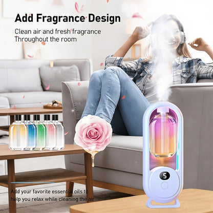 Aroma Diffuser with Essential Oils Set Cool Mist Humidifier 5 Settings for Bedroom Living Room Hotel Spa Yoga Home Relaxation Aromatherapy Diffuser Gift Set with 1 or 3 Essential Oil Bottles