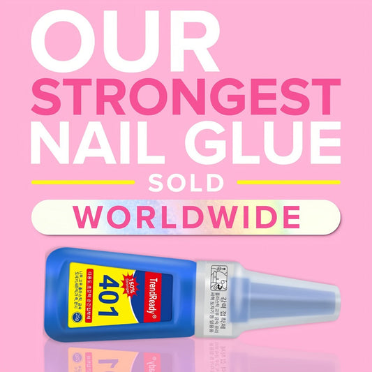 Professional Nail Glue 25g Extra Strong 30+ Days Hold for Press On Nails Acrylic Tips Fake Nail Extensions - Quick Dry Waterproof Smudge Proof Salon Quality Bond Multi-Pack Women DIY Manicure Kit