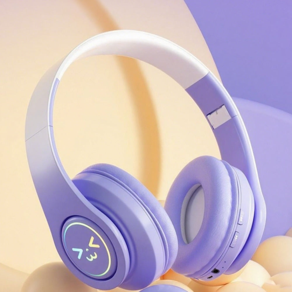 Noise Cancelling Wireless Bluetooth Headphones Over-Ear Bluetooth 5.3 Foldable Portable Headset for an Everyday Personal Care Routine
