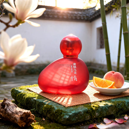 Eau de Toilette White Tea, Jasmine and Peach Fragrance for Women in Four Colored Bottle Styles