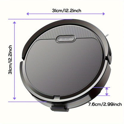 Robot Vacuum Cleaner Mop Combo 5000Pa Max Suction 2-in-1 with App & Voice Control - Scheduled Cleaning, Auto Recharge, for Pet Hair, Low Pile Carpet & Hard Floors, 12.2 inch Slim Design, Multiple Colors