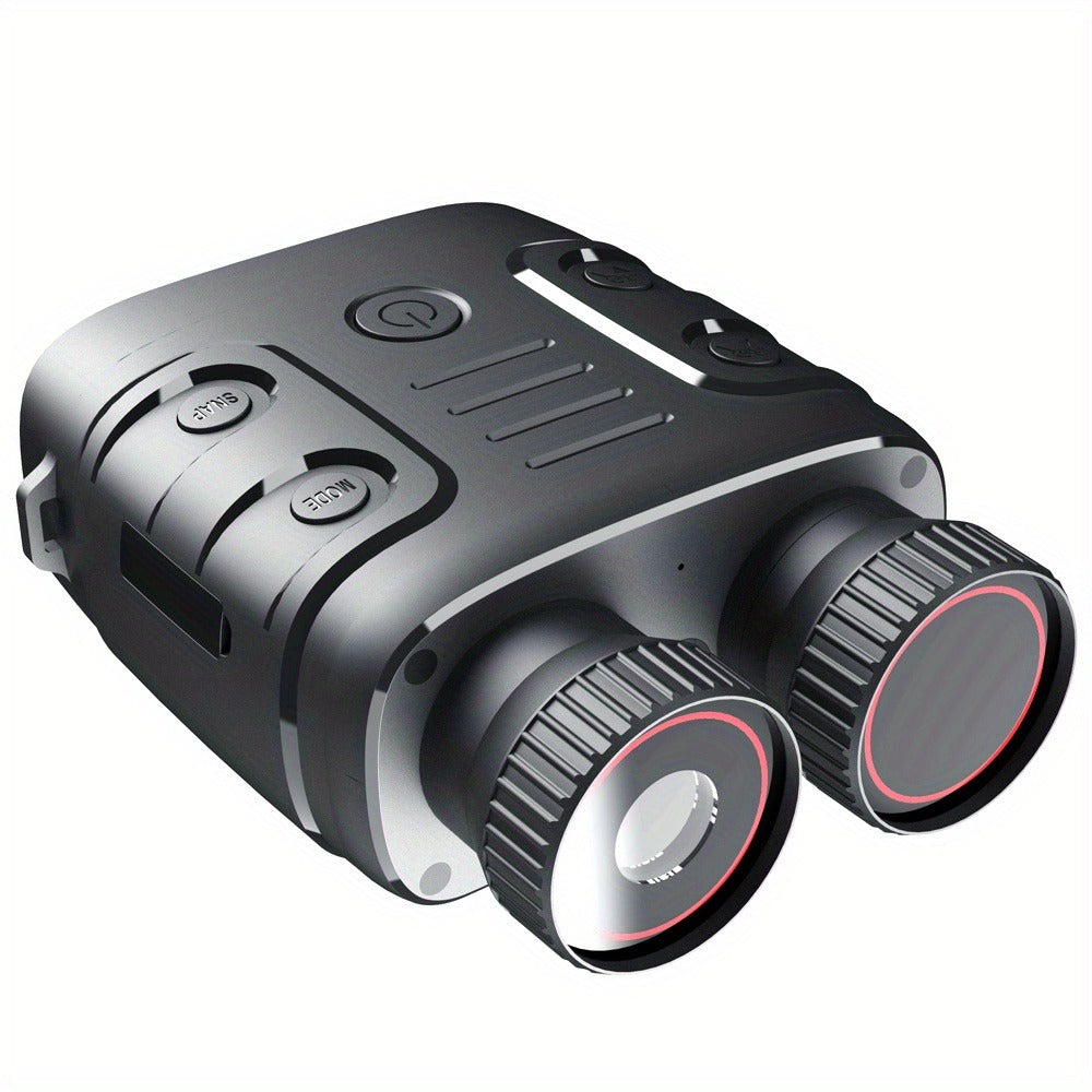 Infrared Night Vision Goggles HD 2.5K with 10X Zoom & CMOS Sensor – Full-Dark Visibility Binocular Scope for Hunting, Boating & Outdoor Adventures, Photo & Video Capture, Battery Powered