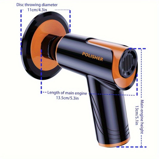 Cordless Car Polisher & Waxing Machine – 100W Rechargeable Buffer, Scratch Repair & Paint Polish for Cars