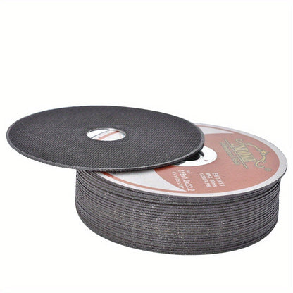 Cut-Off Wheels 100-Pack 4-1/2 Inch Aluminum Oxide Cutting Discs - 0.040" Thin Kerf, 7/8" Arbor, 13300 RPM for Angle Grinder, Metal, Stainless Steel & Steel Cutting, A60TBF Grade Bulk Set