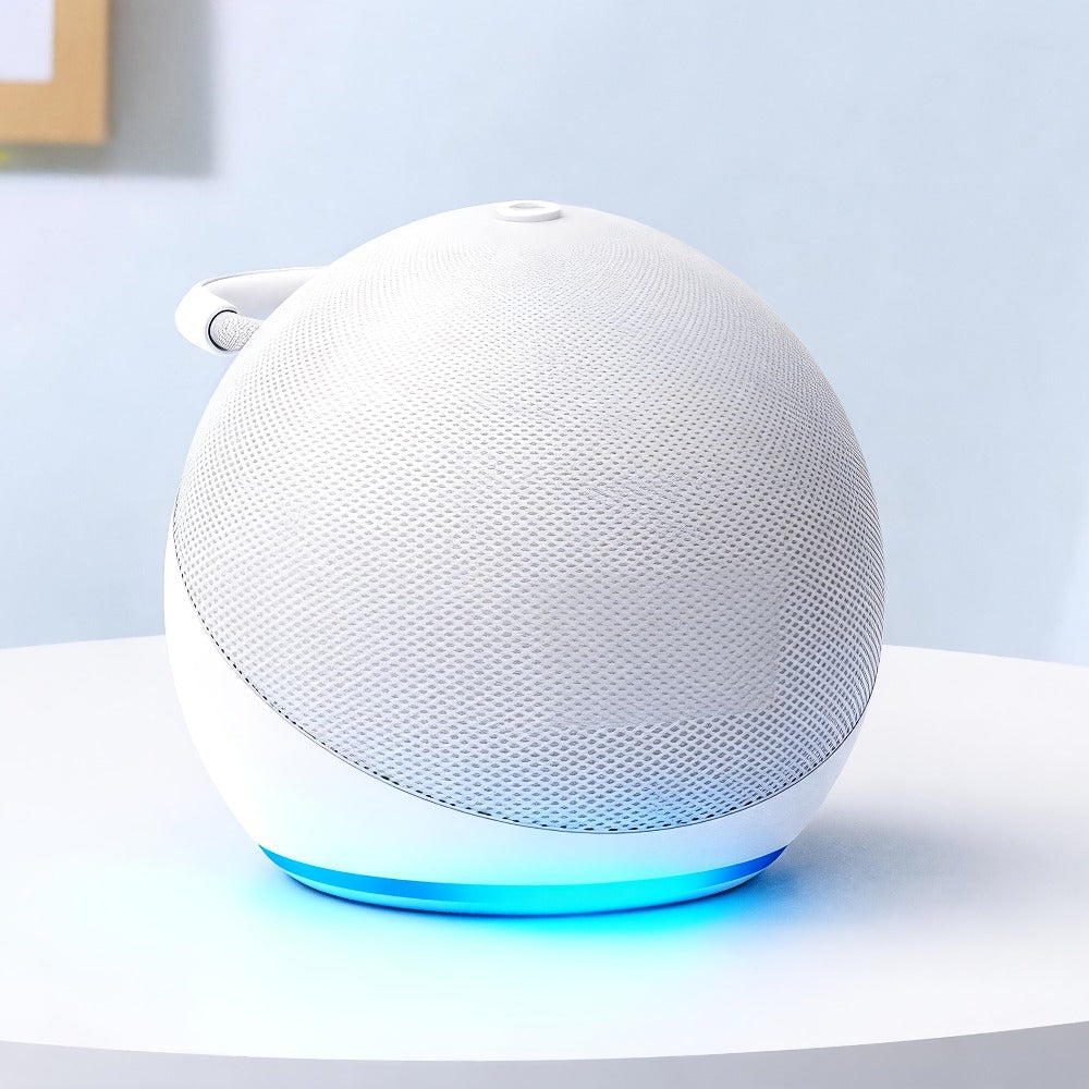 Portable Bluetooth Speaker Spherical Model with RGB, TWS, Subwoofer, 360° Listing and Included Base