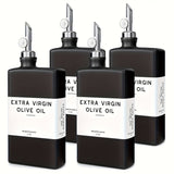 Set of 4-Black/ 350 Milliliter