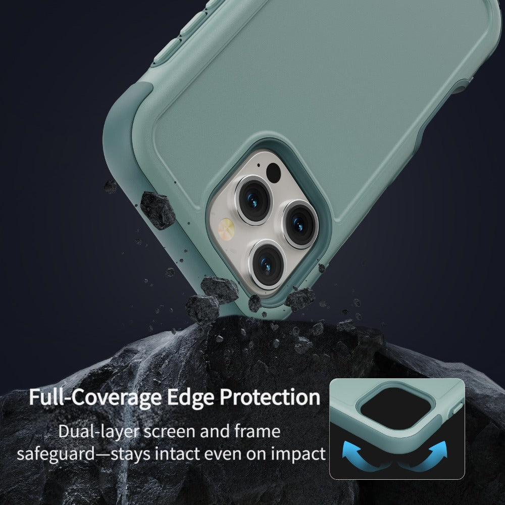 3-Layer Warrior Armor iPhone Case Full Body Shockproof Drop Protection Lining Built-In Dust Plug for an Everyday Personal Care Routine
