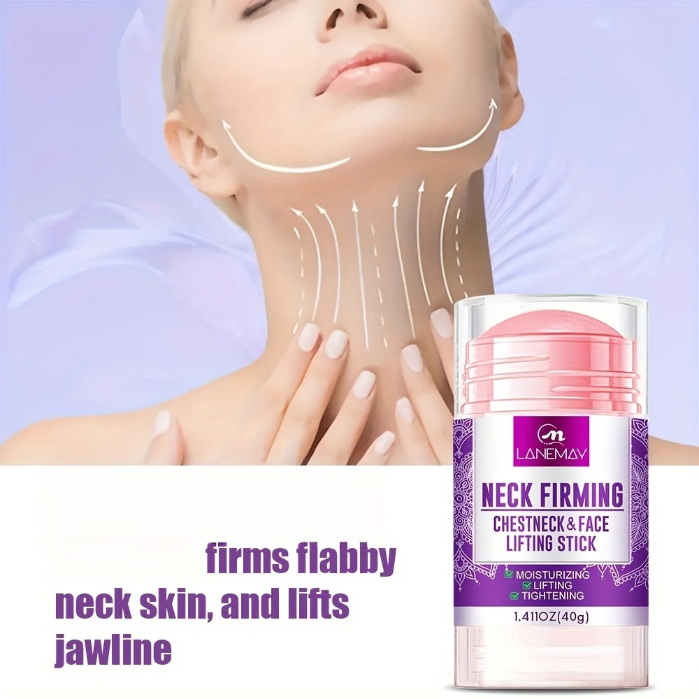 Retinol Collagen Face & Neck Firming Stick 3pcs Set - Anti Aging Lifting Tightening Moisturizing Skin Care Stick, Wrinkle Reducer Portable Daily Skincare for All Skin Types Women