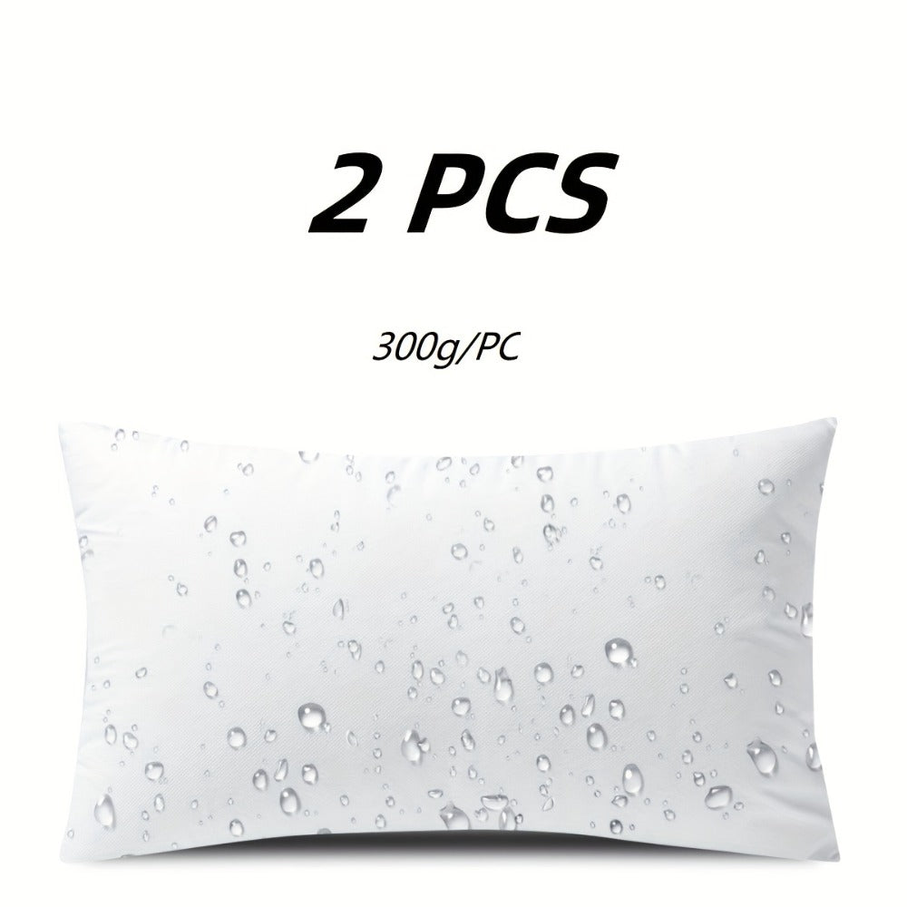 Square and Lumbar Throw Pillow Insert Set in Five Sizes with Two- or Four-Piece White Pack Options