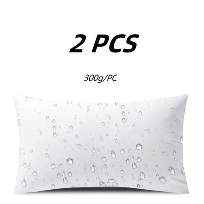 Square and Lumbar Throw Pillow Insert Set in Five Sizes with Two- or Four-Piece White Pack Options