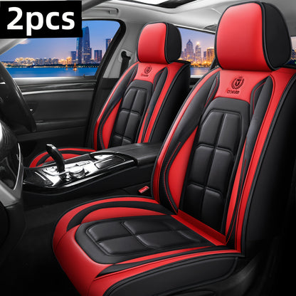 Faux Leather Car Seat Covers – Universal Fit for Cars, SUVs, Vans & Trucks, Dirt-Resistant Protective Seat Cover, Single Front / 2 Front / Full 5-Seat Sets, 5 Colors
