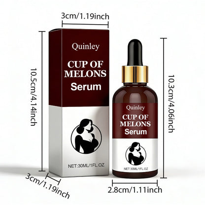 Cup of Melons Topical Body Serum in 30 ml Dropper Bottle with Matching Box for Massage and Skincare Routines
