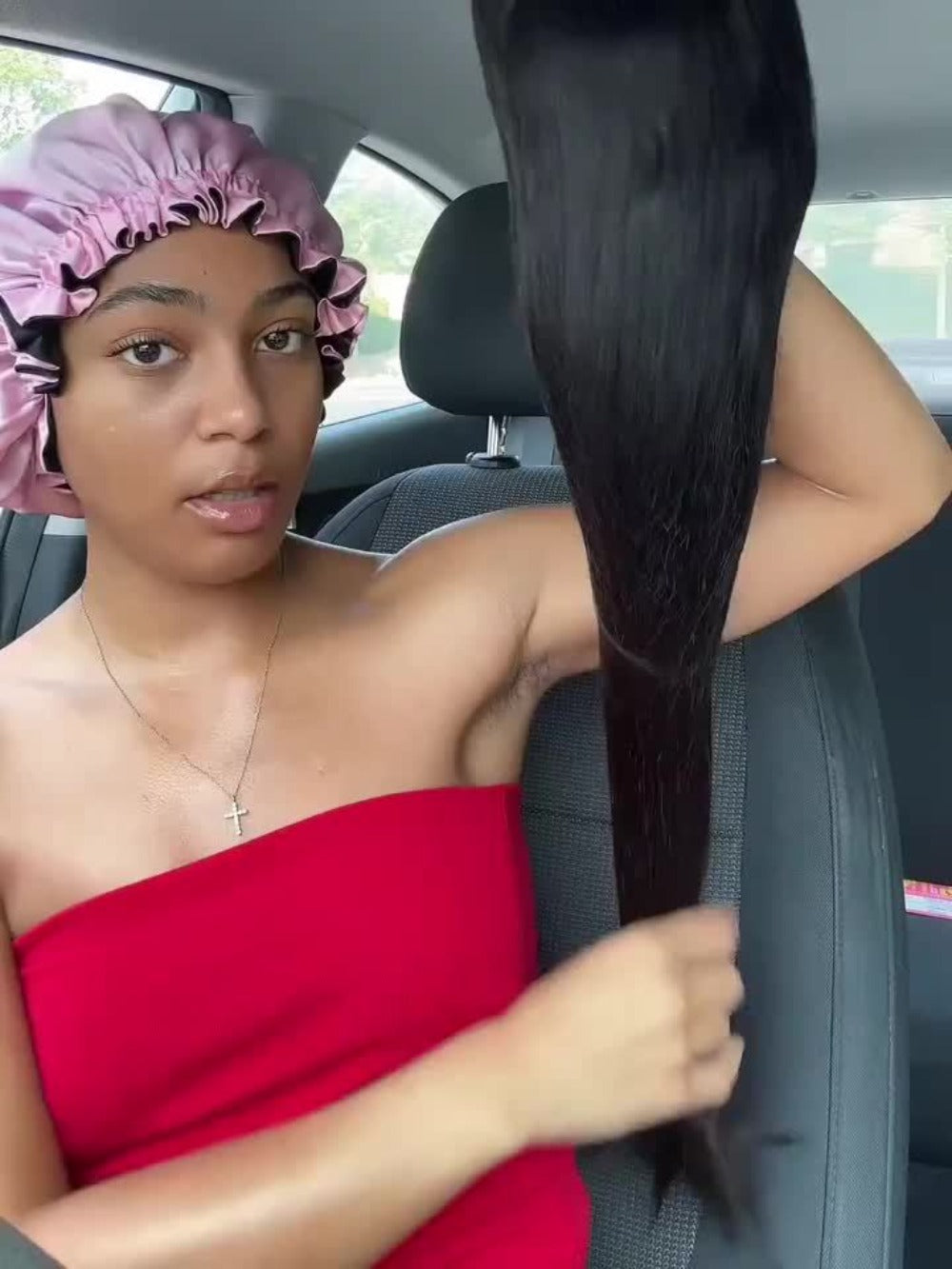 Straight Black Human Hair Wig with 5x5 HD Lace Closure and Nine Length Options from 16 to 34 Inches