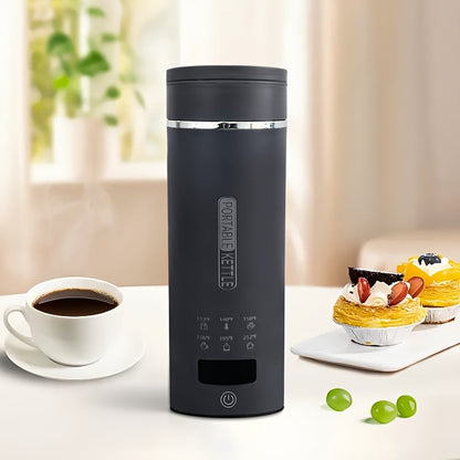 Electric Kettle 15oz Travel Bottle with Six Temperature Presets, Display and Four Color Options