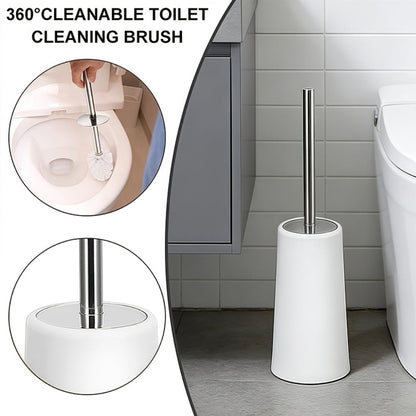 Seven-Piece Bathroom Accessory Set with Waste Bin, Toilet Brush, Dispenser and Containers in Seven Colors