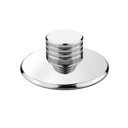 Vinyl Record Weight Stabilizer, 79 mm Metal Turntable Clamp in Solid or Four-Hole Black, Silvery and Golden Options