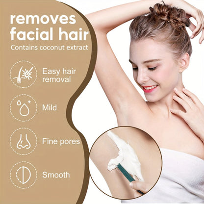 Hair Removal Cream BOSNOW 150g Coconut Oil Pump Bottle with Carton for External Body Grooming
