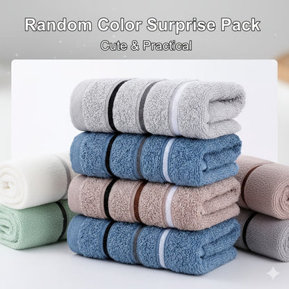 Washcloths 2 Pack Premium Soft Absorbent 102GSM Knit Fabric Face Towels Quick Dry Multipurpose Bath Washcloths for Body Face Kitchen Random Color Holiday Gift