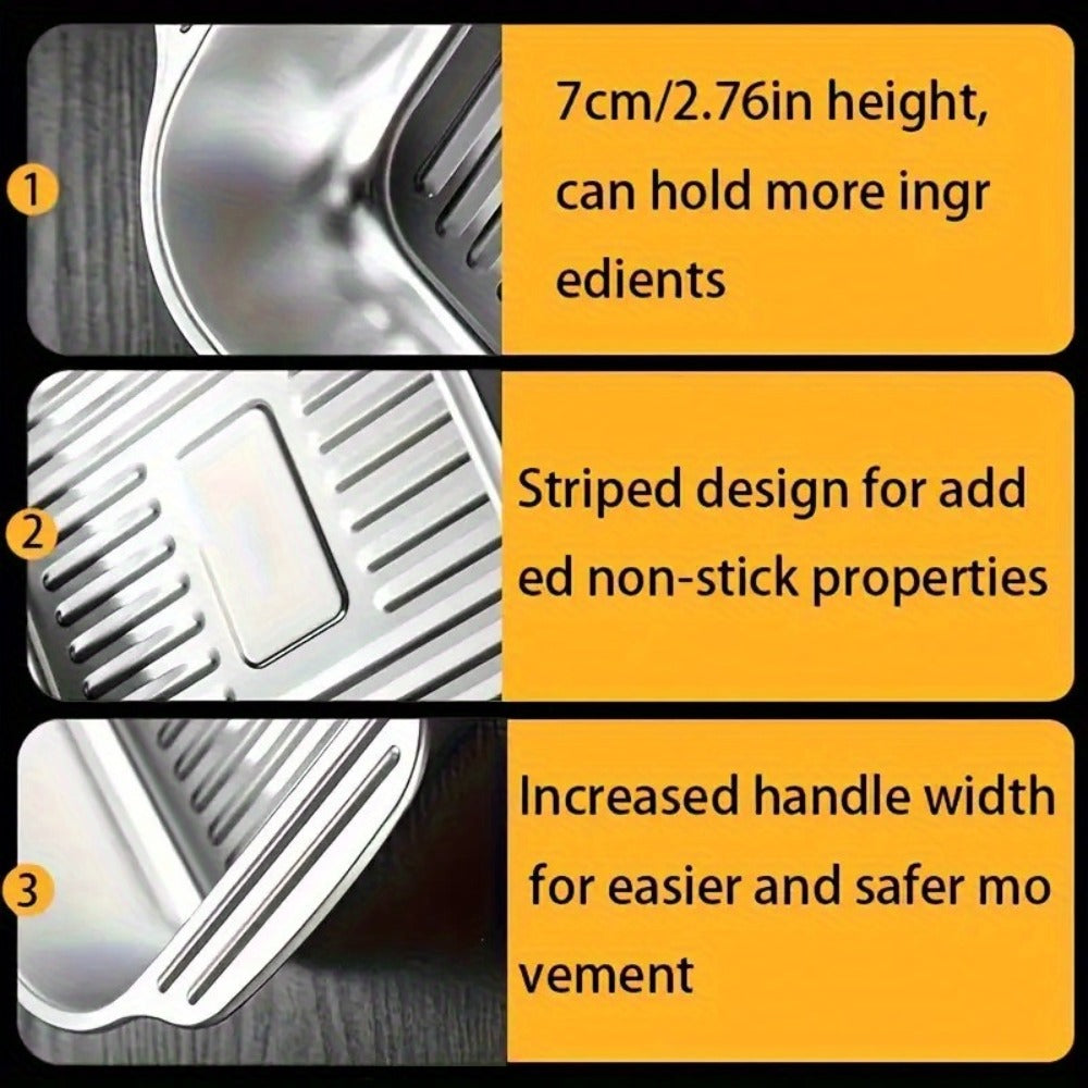 Stainless Steel Baking Tray Sets with Lids and Handles in Three Large or Six-Piece Checkout Options