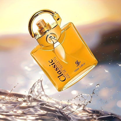 Eau de Parfum Osmanthus for Women in Golden 100ml Bottle with Ornate Round-Cap Presentation