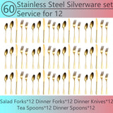 60 Pcs Golden