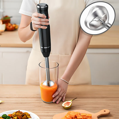 Corded Immersion Blender with Stainless-Steel-Look Blending Head, Two Controls and 38cm Height
