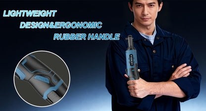 Power Tools YUNXI 12V Brushless Cordless Ratchet Wrench Kit with Batteries, Charger and Accessory Options