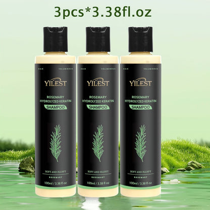 Rosemary Shampoo for hair care & Volume — Enriched with Rosemary Extract, Amino Acids & Plant Squalane | Strengthening, Moisturizing &