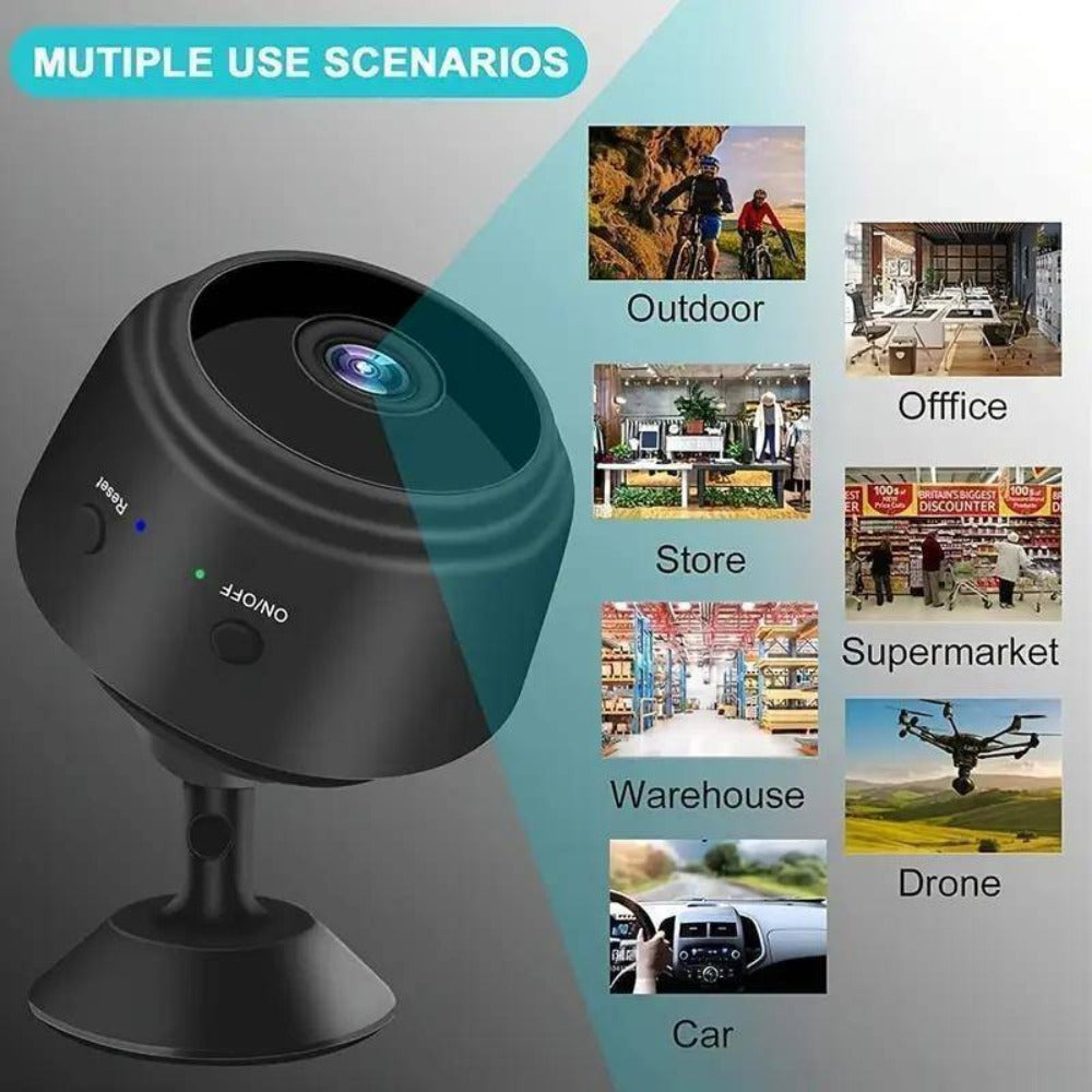 Battery Powered WiFi Security Camera 1080P Multi-Pack – Wireless Indoor Outdoor Home Surveillance System, Wide-Angle Remote Monitoring, No Wiring, Available in 9 or 12 Camera Pack