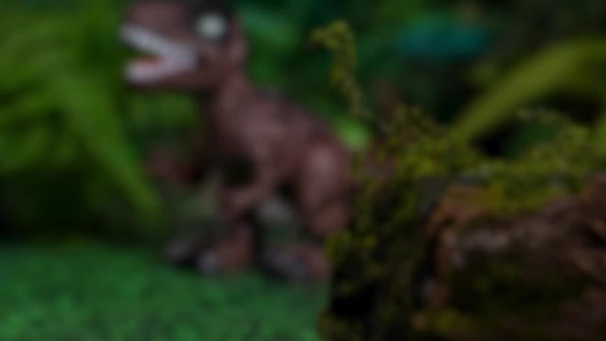 Interactive Dinosaur Toy Set 3 Pack with Walking, Roaring Sound & Lights, Electric T-Rex, Stegosaurus & Brachiosaurus