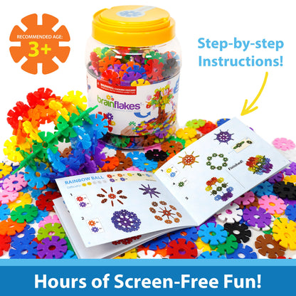 Brain Flakes Interlocking Disc Building Set 500 Pcs with the Listed Color, Size or Set Options for Everyday Use
