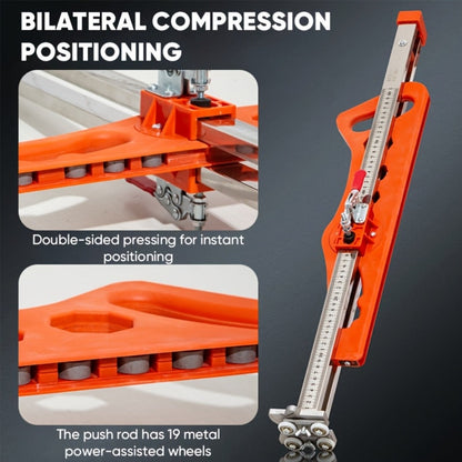 Drywall Scoring Knife 23-Wheel Foldable Gypsum Board Cutter with Adjustable Guide & Ergonomic Handle – Manual Precision Cutting Tool for DIY Home Renovation Construction No Power Needed