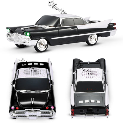 Portable Bluetooth Speaker Fuzix WS-1965 Retro Car with LED Lights, Mic, FM, AUX, USB and TF