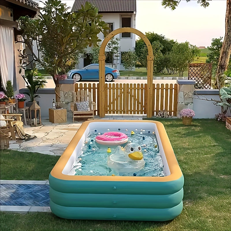 Inflatable Pool | Large Family Backyard Outdoor Summer Party Kids