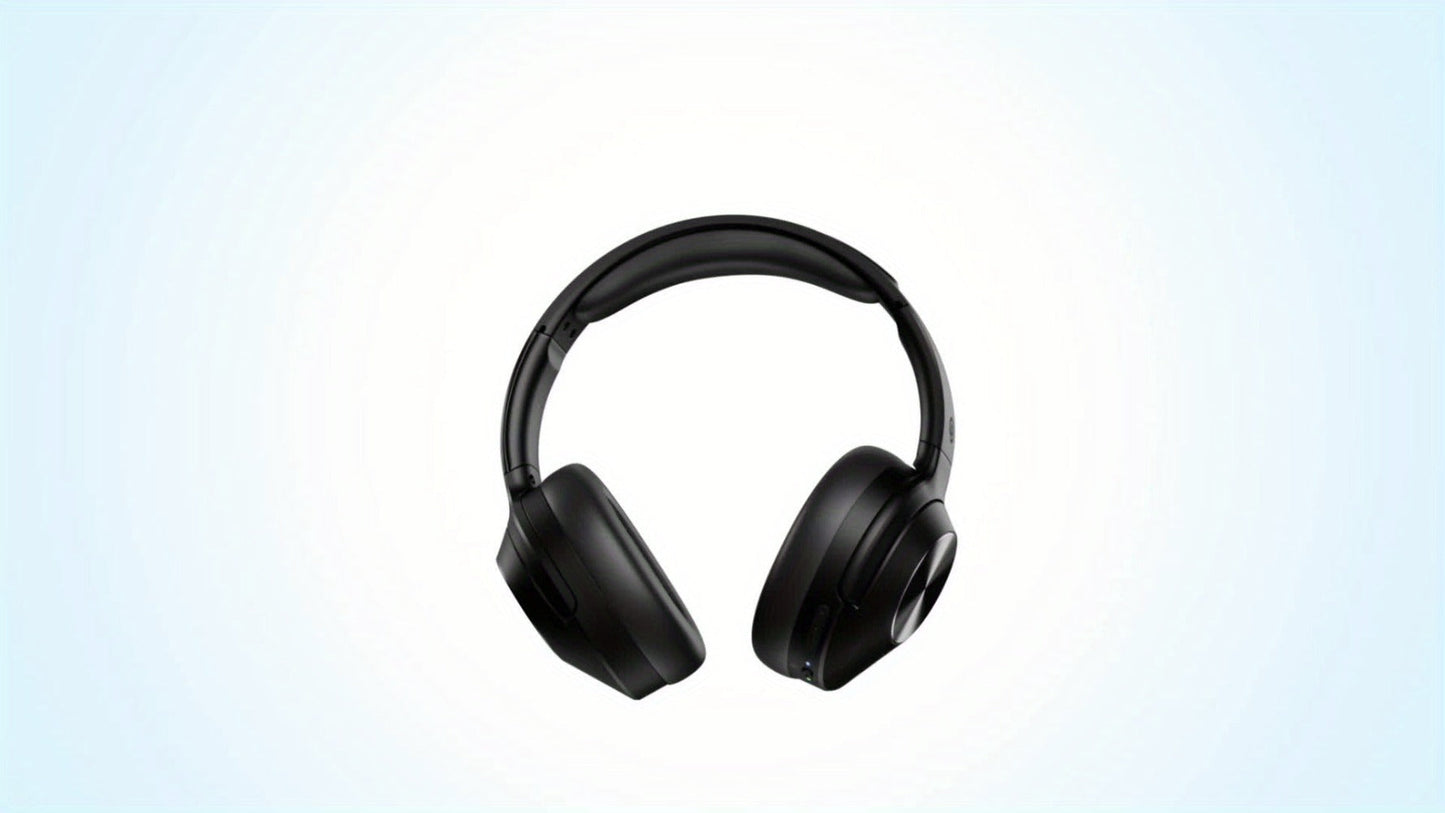 Hybrid ANC Over-Ear Wireless Headphones Hi-Fi Audio 45mm Drivers Memory Foam Ear Cups 30H Playtime ENC Microphone Bluetooth 5.3 for Travel Work Study Home Office