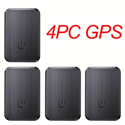 Black Rectangular GF08-Labeled Tracker Device Sets in 2, 3, 4, 5 or 6-Piece Checkout Options