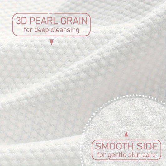 Disposable Cotton Face Towels 100% Pure Extra Thick Soft 10x12 Inch One Time Use Cleansing Towel for Sensitive Skin Baby Care Face Drying 50 100 200 Count