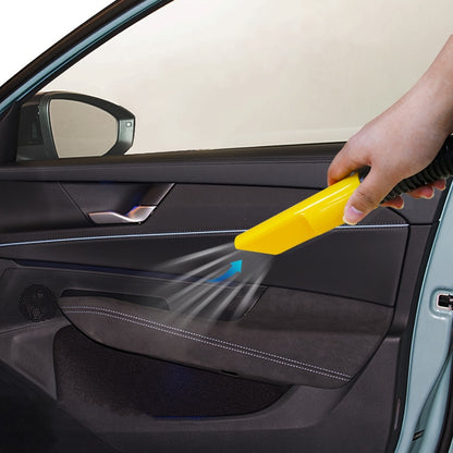 12V Bucket-Style Car Vacuum Cleaner with Suction and Blower Ports, 0.4L-Plus Source Capacity and Seven Colors