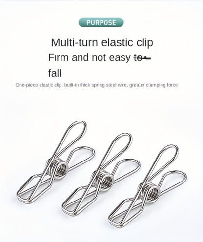 Stainless Steel Hanging Laundry Drying Rack with Square or Round Frame and 30, 40 or 50 Garment Clips