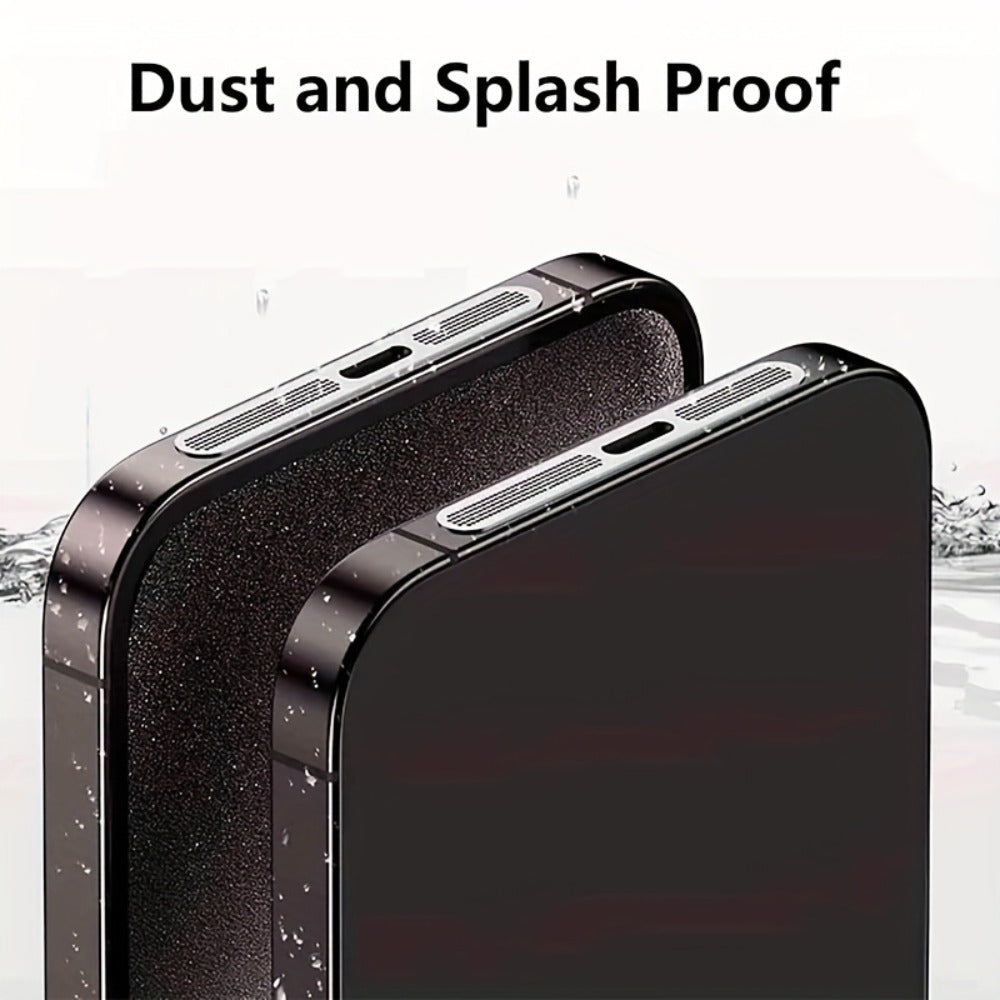 Two-Piece Metal Speaker and Earpiece Dust Mesh Cover Set for iPhone in Nine Pictured Color Options
