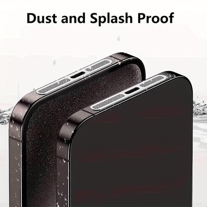 Two-Piece Metal Speaker and Earpiece Dust Mesh Cover Set for iPhone in Nine Pictured Color Options