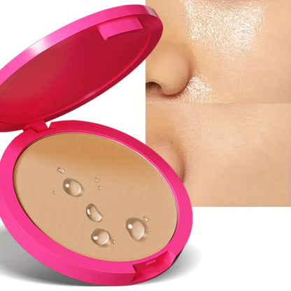 Waterproof Powder Foundation Matte Full Coverage Non-Cakey Formula 0.31oz Compact - Shine, for Makeup, Travel and Everyday Vanity Use