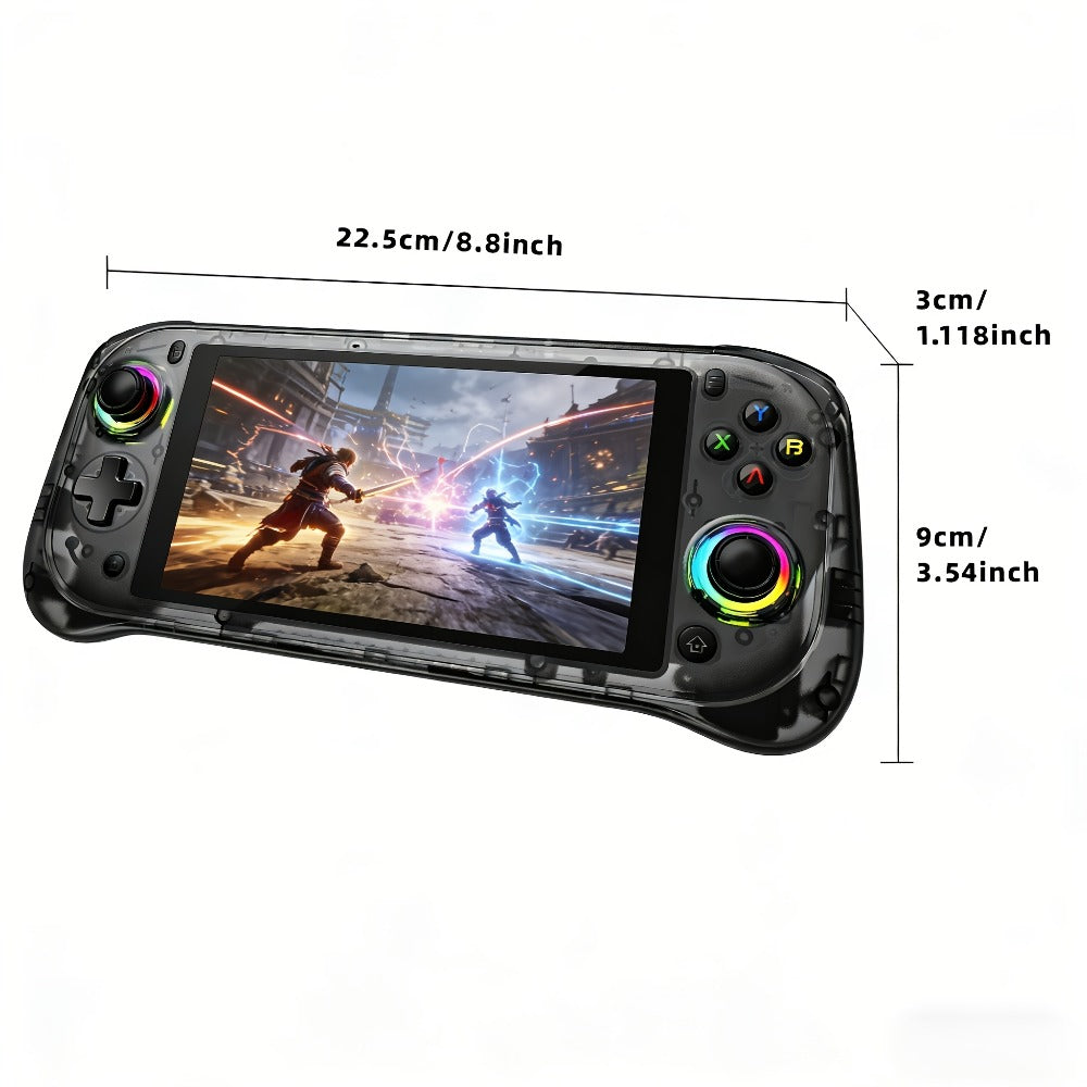 Handheld Game Console J55 with 5.5-Inch Large HD Display, 64GB Options, Linux-based system, Handheld controls