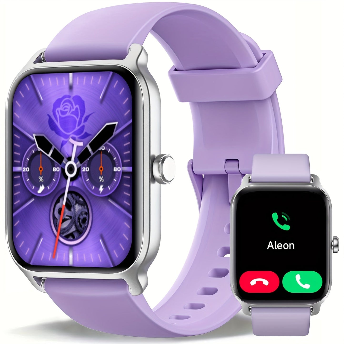 Smartwatch – with Built-in Alexa FAWEIO 1.8" HD Touch Screen, Bluetooth Calling, 100+ Sport Modes, Fitness Tracker Heart Rate Sleep…