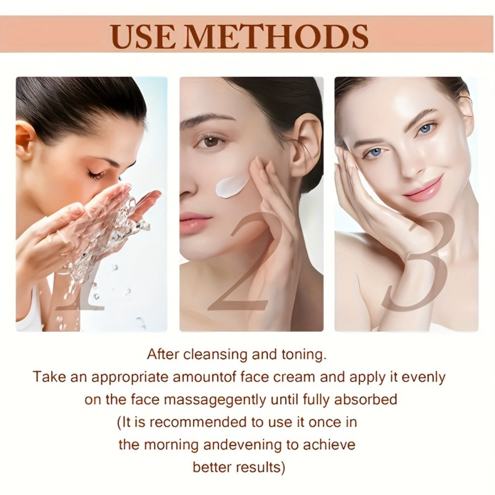 Face Cream Tinted Dragon Blood Extract Formula, 2-Piece 100g Set with Ceramide and Glycerin